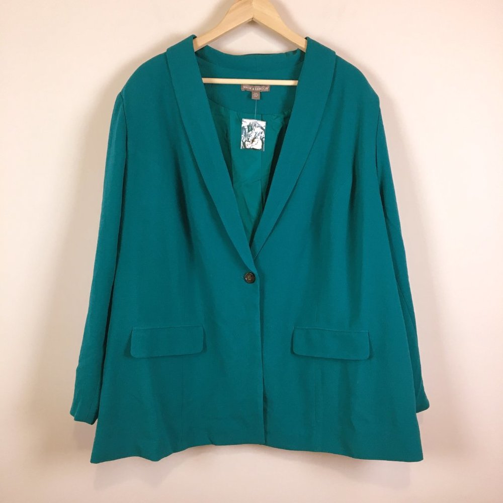 Jessica London Single Breasted Shawl Skirt Suit 28 - Picture 3 of 12